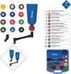 Vaizdas BRILLIANT TOOLS BT711110 variklines alyvos pildymo piltuvo rinkiny                                                                                    